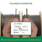 Polymaker Matte PLA Filament Matte Arctic Teal 1.75mm 3kg 3D Printing Filament, PolyTerra 3D Printer PLA Filament
