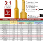 Chanzon 3:1 Ratio 2" (50mm) Heat Shrink Tubing - Marine Grade Waterproof Adhesive Lined - 4Ft Roll (1.22M Total Length) Yellow Polyolefin Sleeving Wrap Shrinking 3 to 1 Ratio 1pcs