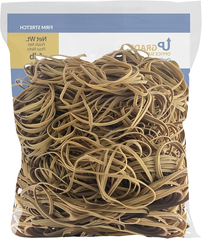 Upgrade Rubber Bands Size 32 (3 x 1/8 in) 700 Bands 1 lb Bag 3 Pack USA