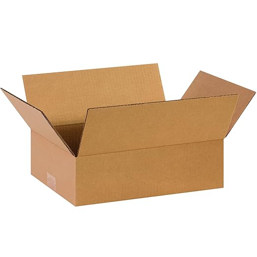 TAPE LOGIC 14 x 10 x 4 Corrugated Cardboard Boxes, Flat 14"L x 10"W x 4"H, Pack of 25 | Shipping, Packaging, Moving, Storage Box for Home or Business, Strong Wholesale Bulk Boxes