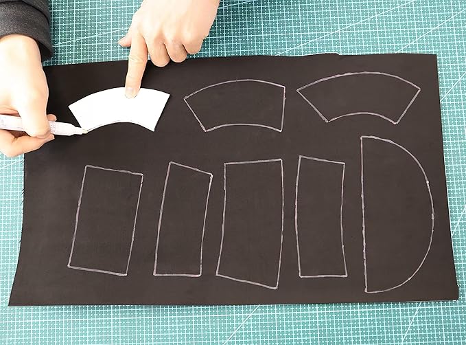 EVA Foam 2mm-10mm 13.7"×39" Craft Foam Sheet 74 kg/m³ Cosplay Foam for Craft Model Cosplay 6mm