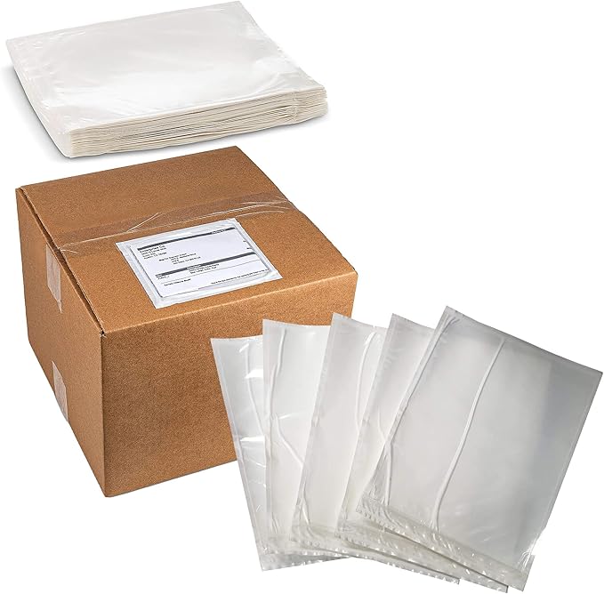 MT Products Blank Envelope Shipping Label Sleeves - 4" x 6" Packing Slip Pouches for Shipment/Return - Pack of 1000