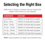 Aviditi Shipping Boxes Multi-Depth 12"L x 9"W x 6"H, 25-Pack | Corrugated Cardboard Box for Packing, Moving and Storage