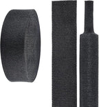 2 in 1 Heat Shrink Braided Sleeving Fabric Tubing-Ideal fit Irregular Shape Hose/Cable/Wire (1"(25mm), 60FT)