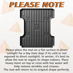 TripleAliners Truck Bed Mat Compatible with 2002-2018 Dodge RAM 1500 & 2002-2025 Ram 2500/3500 & Ram 1500 Classic 2019-2024 Accessories 6'4" Custom Fit All Weather Protection TPE Heavy Duty Bed Liners