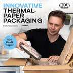 Insulated Thermal Shipping Box 16" x 16" x 16", Pack of 1 - USA-Made Cold Food Shipping Box 9.5-Gallon Capacity with Thermal Paper Liners, Absorb Condensation – Ideal for Frozen Food by IDL Packaging
