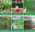 Plastic Wire Mesh Fence, Fencing Chicken Wire Fence with 1.8cm/0.7in Mesh Holes, for Pet Fencing Garden Balcony Grass Protection Farm Crafts(Size:Mesh 0.7in-3.3ft Wx65ft L,Color:Black)