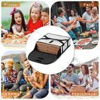 Pizza Bags for Delivery 18" X 18" X 5" - Moisture-Free, Professional Thermal Pizza Warmer, Heavy-Duty Food Carrier, Suitable for Restaurants,Picnic Uber Eats & Door Dash（ Silver）
