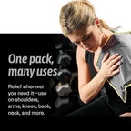 Hot & Cold Reusable Gel Packs (Large, 1 Pack) Flexible Soft Compress - Ice & Heat Therapy for Injuries, Back, Shoulder, Hip, Knee, Joint Pain, Swelling, Bruises, Post Surgery - Sport Temp