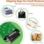 Poly Mailers 6x9 Inch 100 Pcs - Christmas printed Shipping Bags, 2.4mil Thickness, Waterproof and Tear Resistant Mailing Envelopes, Self-Sealing Packaging Bags for Small Business