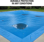 10x18 Blue Waterproof Tarp – Heavy Duty 5 MIL Thick Outdoor Tarpaulin Cover - Multi Purpose Protection for Camping, Tent, Roof, Patio, Pool, Floor, Furniture, Boat, Truck Beds, Pack of 2
