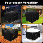 Pallet Covers 48x60x48 Inches - 900D Heavy Duty Waterproof, Triple Protection (Zipper, Reinforced Rope, 4 Buckles) for Industrial Storage & Shipping Supplies (48x60x48 Inches)