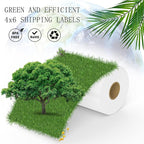 4"x6" (10 Rolls) BESTIKER Direct Thermal Shipping Labels Compatible with 4XL Label Writer 1744907, 1755120, Perforated Postage Label Paper for Thermal Printer, 220 Labels/Roll