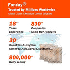 20g x 50 packs Fonday Rechargeable Silica Gel Desiccant Packets Food Grade Fast Reactivate Desiccant Bags Moisture Indicating Orange to Green
