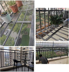 Plastic Wire Mesh Fence, Fencing Chicken Wire Fence with 1.8cm/0.7in Mesh Holes, for Pet Fencing Garden Balcony Grass Protection Farm Crafts(Size:Mesh 0.7in-3.3ft Wx33ft L,Color:Black)