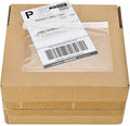 SJPACK 4000 7.5" x 5.5" Clear Adhesive Top Loading Packing List/Label Envelopes Pouches