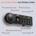 XDeer 71-Key Safe Wall Mount with Advanced Anti-Theft & LED Light, Key Cabinet with Combo & Key Lock for Hotels, Offices & Car Dealerships