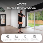 Wyze Scale Ultra BodyScan Smart Scale with Handle – Wi-Fi & Bluetooth Body Composition Scale for Weight, BMI, Body Fat, Muscle Mass, and Segmental Measurement, Black