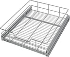 Pull Out Cabinet Organizer 17" W X 22" D, Slide Out Drawers For Kitchen Organizers and Storage, Pull Out Drawers For Cabinets Capacity Heavy Duty Caddy, Cabinet Shelves Chrome-Plated, Bathroom Pantry