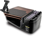 AutoExec AE-GMCD-TAB-21M GripMaster Car Desk for Your Vehicle Workstation and Mobile Office, Mahogany with Tablet Mount