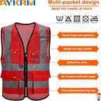 Construction red vest