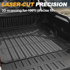 Truck Bed Mat for 2026 2025 2024 Toyota Tacoma, All Weather Truck Bed Liner for 2026 2025 Toyota Tacoma Accessories, 5FT TPE Cargo Liner Truck Mat