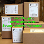 Fanfold [4 x 6 inch] x [3000 Labels] Thermal Stack Direct White Strong Adhesive Perforated Postage Shipping Printer Compatible with Zebra SNBC Epson Rollo (3000 Labels, Fanfold)