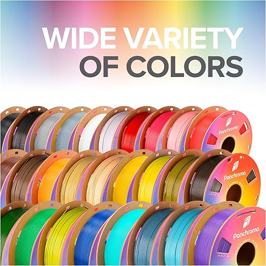 Panchroma PLA Cold White 3D Printer Filament, 1.75mm, 1kg Spool, Easy to Print, High Speed Printing, Tangle Free, AMS Compatible, Perfect for Toys, Decor, Miniatures, Models & Cosplay