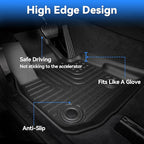 Hutisya-Floor Mats & Cargo Liner Set Fit for Chevrolet Chevy Equinox 2025-2026 (Not EV) & GMC Terrain All Weather Protection Anti-Slip & Durable TPE Full Set Liners Automotive Accessories