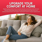 Foamy Foam High Density 2 inch Thick, 18 inch Wide, 72 inch Long Upholstery Foam, Cushion Replacement
