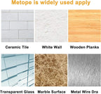 Muf 9 x 65 Feet Plastic Drop Cloth Protective Masking Film, Waterproof Plastic Sheeting with Masking Tape, Prevent Dust Paint for Car, Furniture, Carpet, Floor, 2 Pack