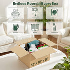 12x10x8 Shipping Boxes Small Moving Boxes, 25 Packs Cardboard Box Corrugated Boxes Shipping Box Moving Box for Business Packaging Box