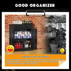 Greenvelly Metal Storage Cabinet with Drawers, 36' Black Steel Garage & Office Storage with Doors and Adjustable Shelves, Locking Metal Tool Cabinet