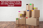 Royal Green Large Storage Moving Labels for Bins and Boxes 4 inch x 2 inch (102 mm x 51 mm) in Forest Green - 45 Pack