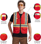 A-KSAFETY Custom High Visibility Reflective Safety Vest with logo