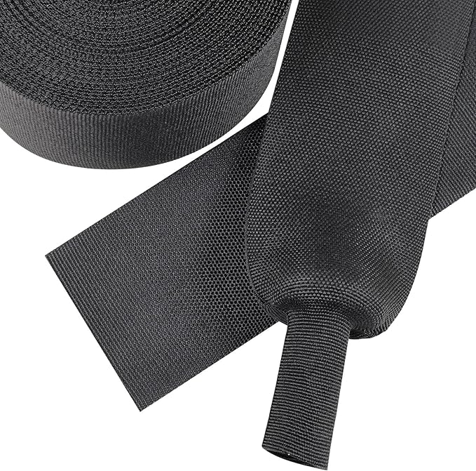 2:1 Heat shrinkable Braided Sleeving Fabric Wire Loom High Temp Heat Shrink Wiring Harness Abrasion Protector Cable Sleeve (2"-27ft)