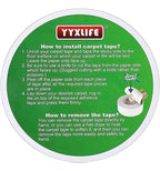 YYXLIFE Double Sided Removable Rug Tape - Carpet Adhesive for Hardwood Floors,Non Slip Anti Curling Floor Tape for Area Rugs,Mats,Carpets - No Residue Strong Hold for Tile, 2Inch x 10Yards,White