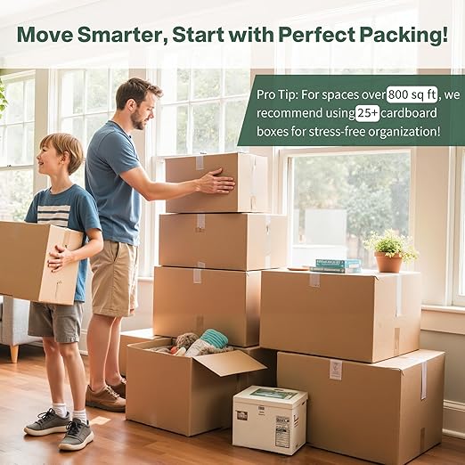 24x18x12 Shipping Boxes Large Moving Boxes, 25 Packs Corrugated Cardboard Boxes Shipping Box for Business Packaging Box
