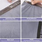 packbabol 500pc Poly Mailers 6x9 Inches,Shipping Envelopes Self Seal Mailers Bags Waterproof and Tear-Proof Packaging Bags, Shipping Bags for Clothing