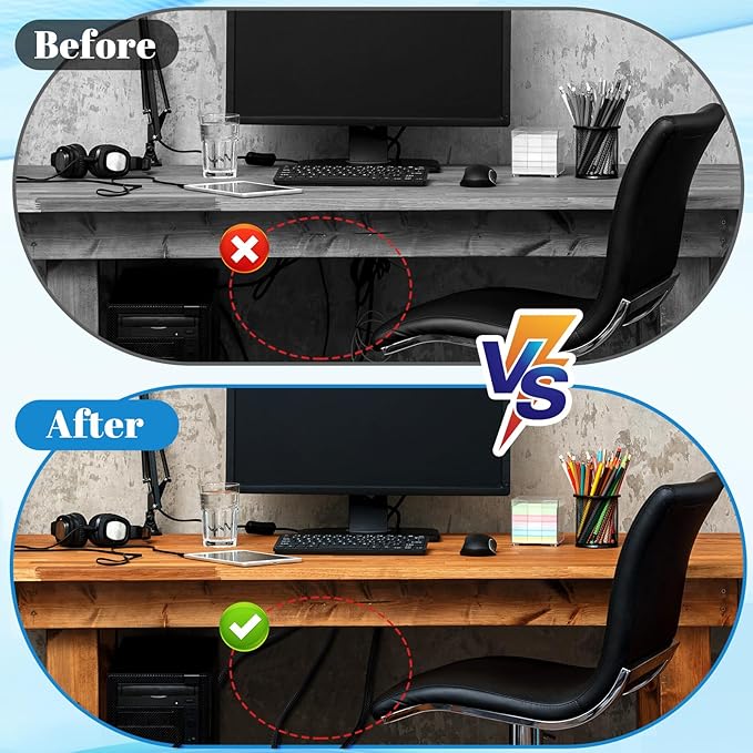 Pangda 300 Feet 1 Inch Wire Loom Pet Expandable Braided Sleeving Braided Sleeve for TV, Computer, Home Theater (Black)
