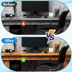 Pangda 300 Feet 1 Inch Wire Loom Pet Expandable Braided Sleeving Braided Sleeve for TV, Computer, Home Theater (Black)