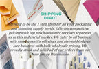 Secure Seal Shipping Boxes - 6x2x2" Mailers - White Foldable Corrugated Cardboard Packaging for Mailing, Moving, Storage, and Organizing - Strong Lightweight Foldable (Bulk 500 Pack)