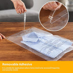 iMailer - 1000 Count - 5" x 7" Small Clear Poly Bags with Suffocation Warning Self Seal 1.6 Mil for Clothing, Bakery, Gifts - Resealable Adhesive, Not Strong