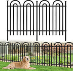 Decorative Garden Fence, 15 Panels No Dig Fence, 32 in(H) x 36.25 ft(L) Animal Barrier for Dogs Rabbits, Rustproof Metal Arched Decorative Garden Fences for Flower Bed, Outdoor, Yard, Patio
