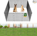 5 Panels No Dig Decorative Garden Fence for Yard, 40 in(H) X 11.8 ft(L) Animal Barrier Fencing for Outdoor Dog, Metal Portable Garden Fences for Borders, Pets, Landscape, Temporary Fence