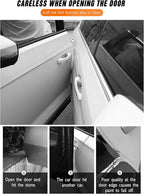 MYFAMIREA Car Door Edge Guards Car Door Side Protector Strip Anti-Collision Transparent Tape for Most Vehicle, Invisible Transparent Bumper, Scratch-Resistant Body,Protect Seat Body (33Ft x 0.8In)