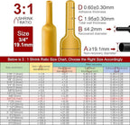 Chanzon 3:1 Ratio 3/4" (19.1mm) Heat Shrink Tubing - Marine Grade Waterproof Adhesive Lined - 4Ft Roll (1.22M Total Length) Yellow Polyolefin Sleeving Wrap Shrinking 3 to 1 Ratio 1pcs