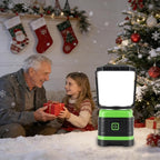 Lichamp LED Camping Lantern, Battery Powered LED Lights Camping Essentials, Portable Lanterns Flishlights for Emergency, Hurricanes, Outdoor Hiking, Power Outages, Survival Gear and Home Use, 2 Pack