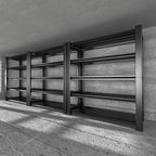 5-Tier Heavy Duty Garage Shelving Unit, 3000 LBS Capacity Metal Storage Rack 76" H x 60" W x 24" D, Adjustable Steel Shelves for Garage, Warehouse, Basement, Pantry, Workshop.3 Pack