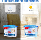 10 Pack Moisture Absorbers, 14 OZ Humidity Absorber Bucket, Moisture Absorbers for Closet, Dehumidifier Bucket for Wardrobes, Kitchens and Bathrooms, Fragrance Free Humidity Absorber